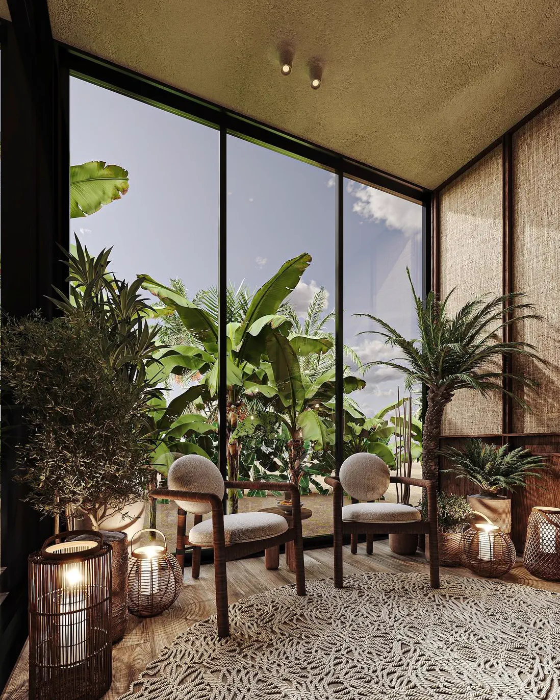 Philippines Suite: Garden Sitting Area